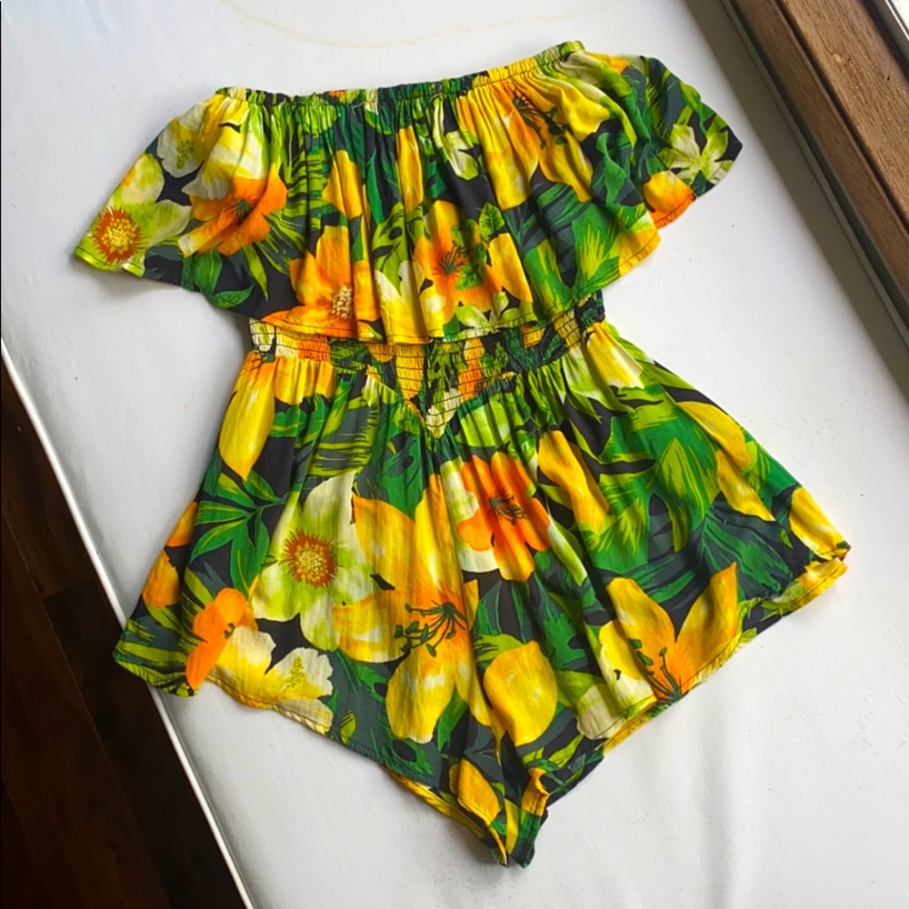 Adorable flounce romper